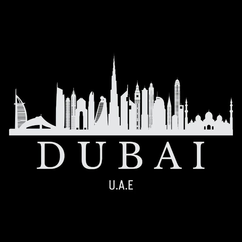 Dubai Skyline, Dubaï, Émirats arabes unis