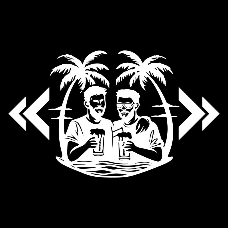 Palm Trees Beach Party