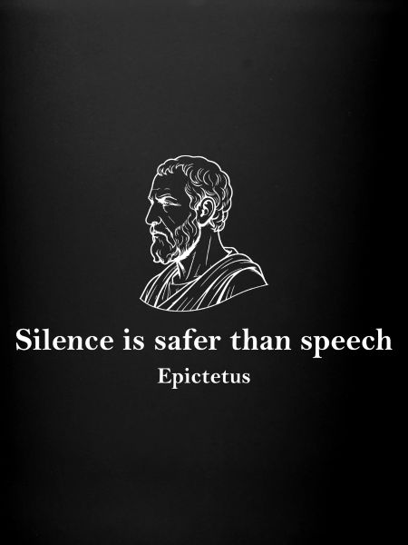 Epictetus Silence Quote