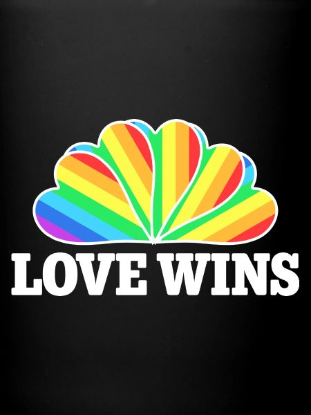 Love Wins - Rainbow Statement Design