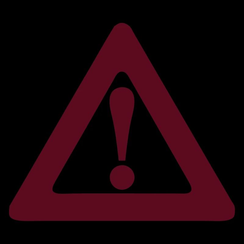 Danger icon exclamation triangle