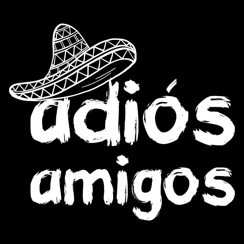 adiós amigos, white