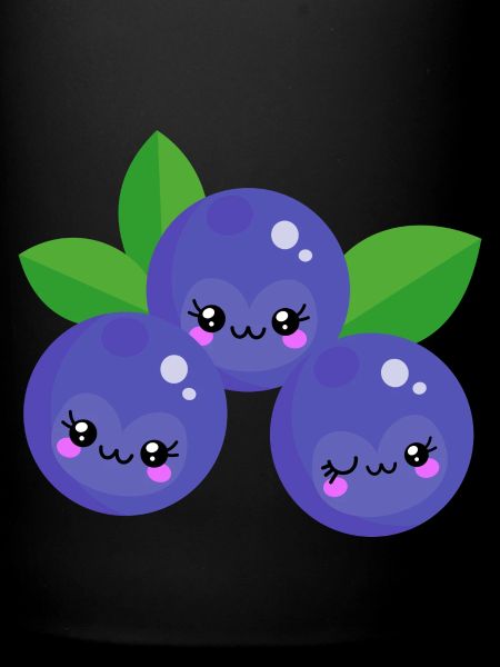 Kawaii Blueberries