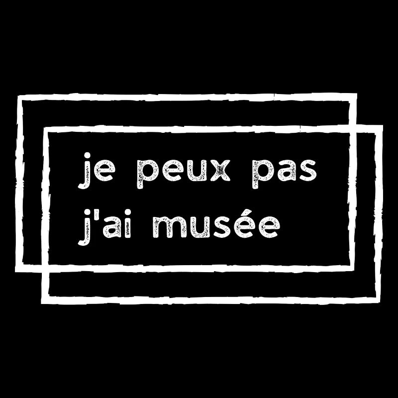 Je peux pas j'ai musée (rectangles)