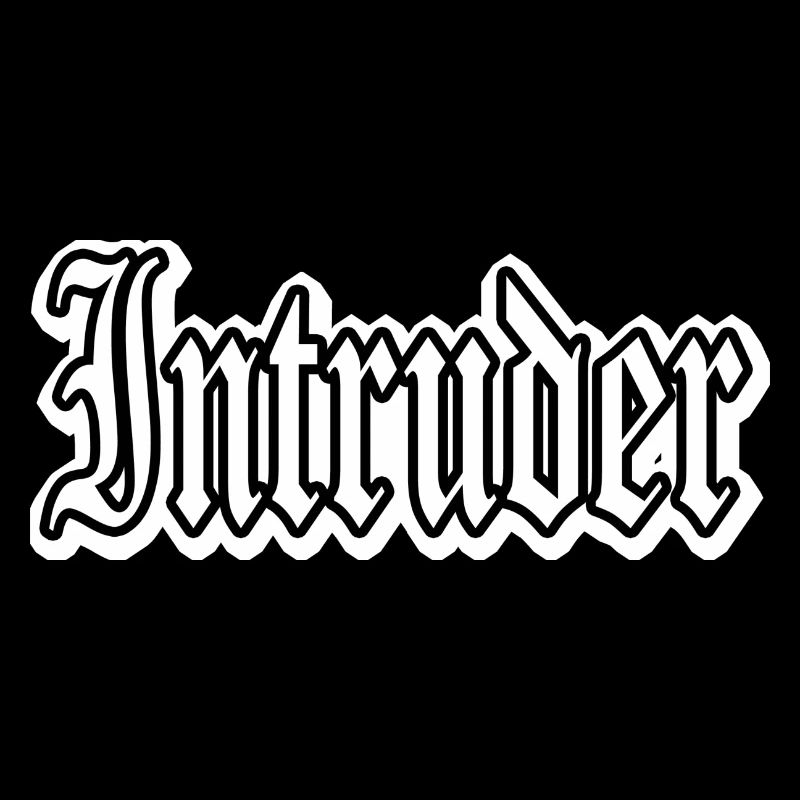 intrus hacker intrus clan sticker ordinateur