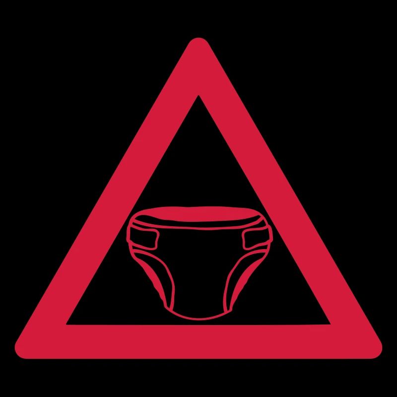 Warning Diaper Shield