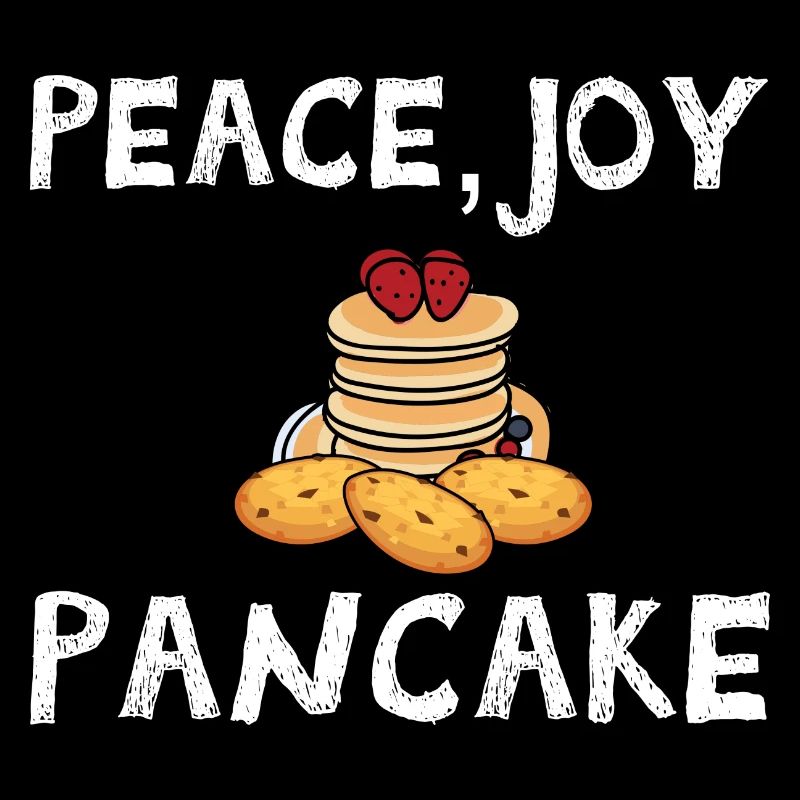 peace joy pancake Kuchen Backen Friede Fun T-Shirt