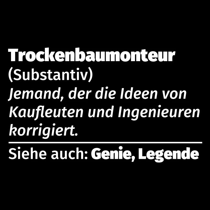 Trockenbaumonteur Definition