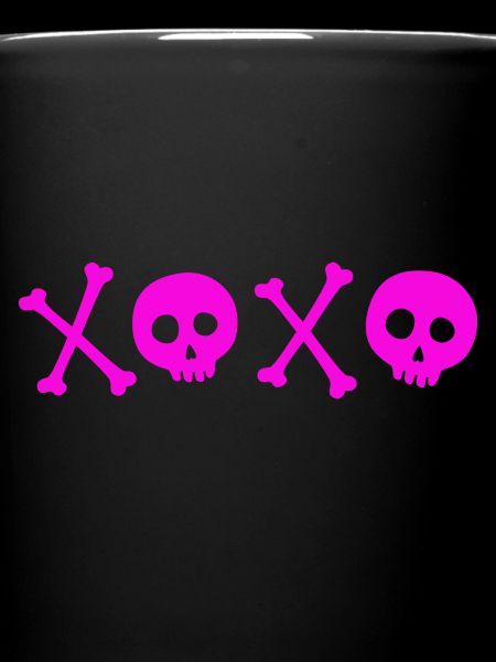 Crânes roses XOXO