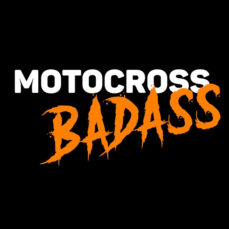 Motocross logo orange