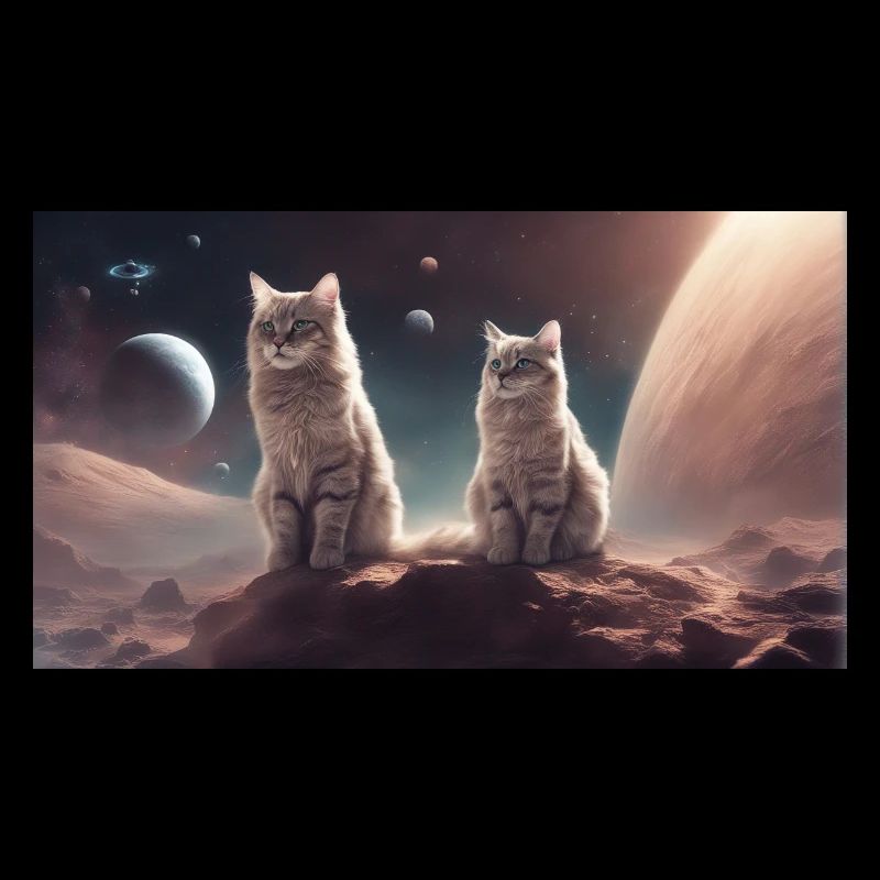 Chats dans l’espace