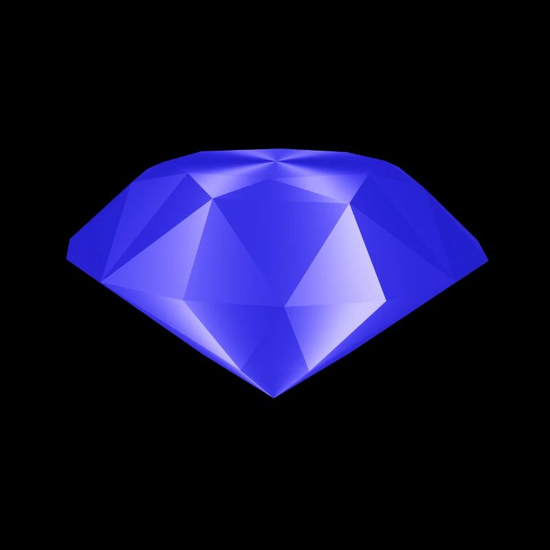 Blauer Edelstein