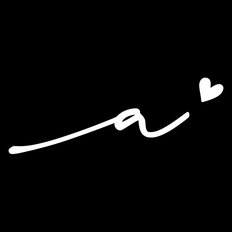 Letter (a) Cursive