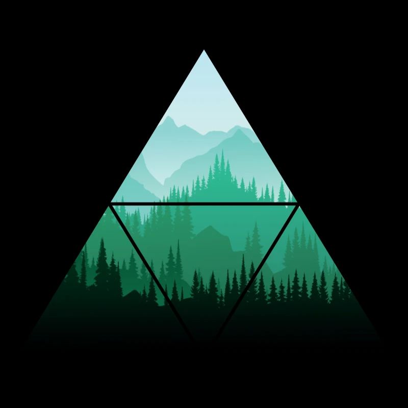 Arbre Triangle Forêt