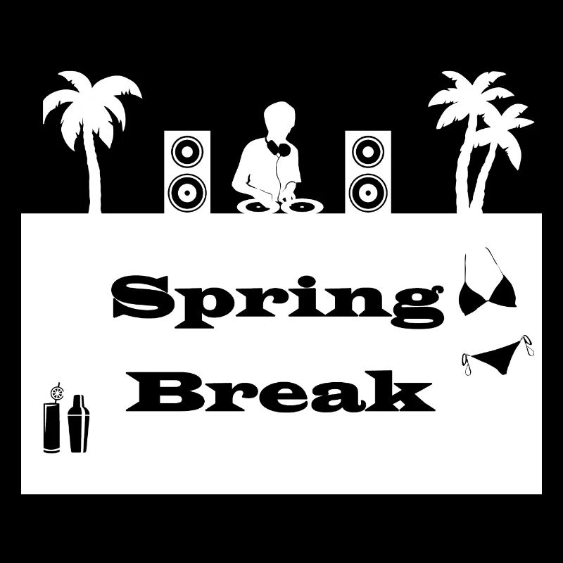 spring break blanc