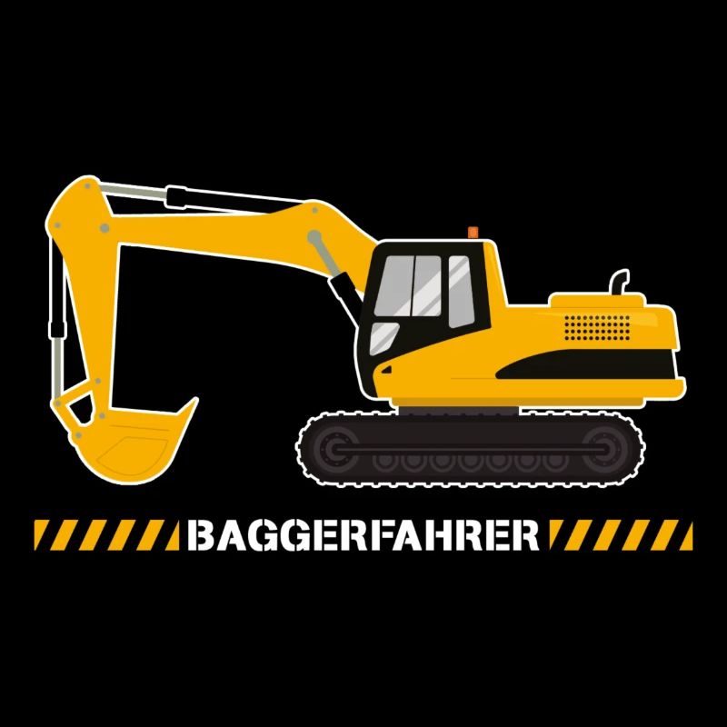 Baggerfahrer Bagger Baugeräteführer Baustelle