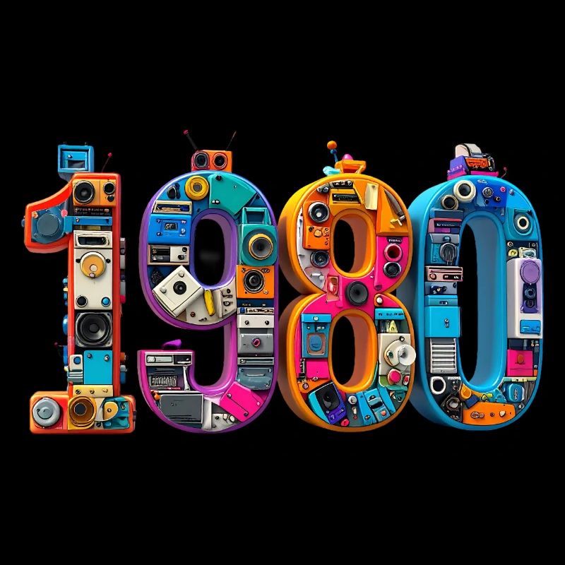 1980s Engineering Mosaic