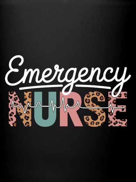 Emergency Nurse Leopard Print