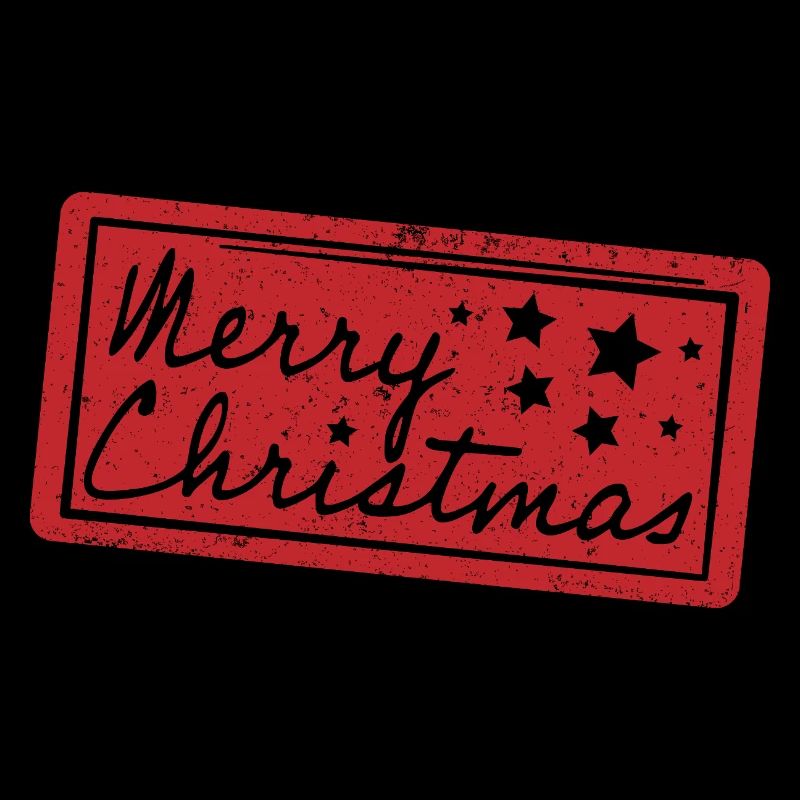 Joyeux Noël Style Rouge Scellé