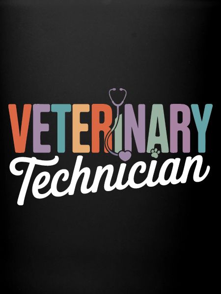 Veterinary Technician Rainbow Logo
