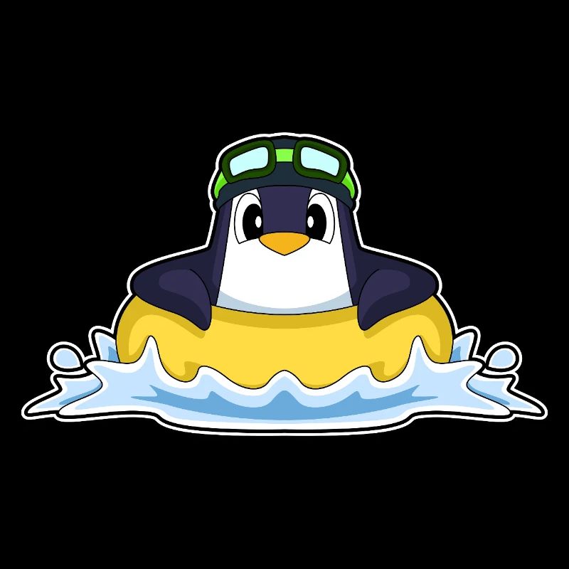 Été de la piscine Penguin