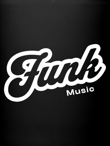 Funk Music Retro Script Logo