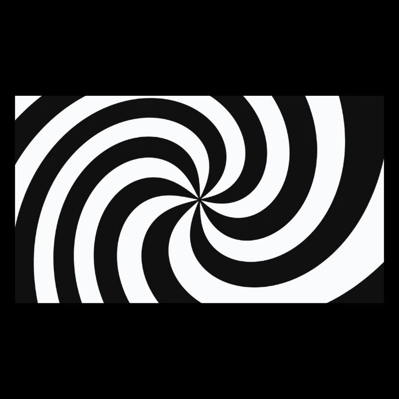 Spiral Noir et Blanc hypnotique