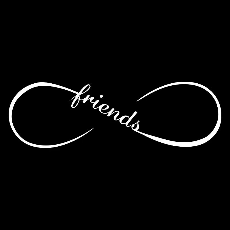 FatMonkey Designs Infinity Friends white