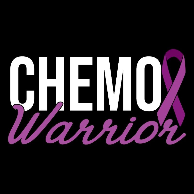 Chemo Warrior - Lila Schleife