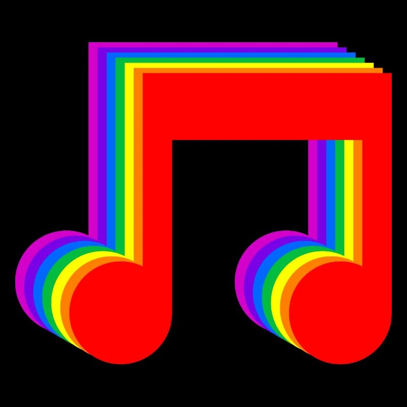 Musical Rainbow Notes