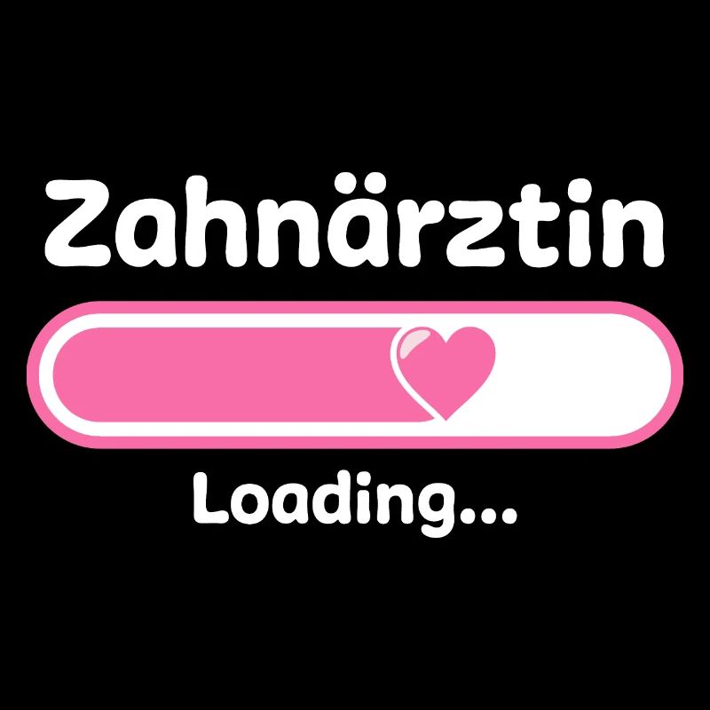 Zahnärztin Loading Ladebalken