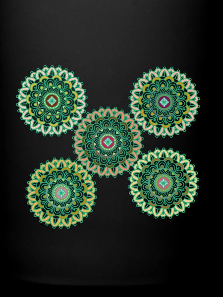 Mandala vert