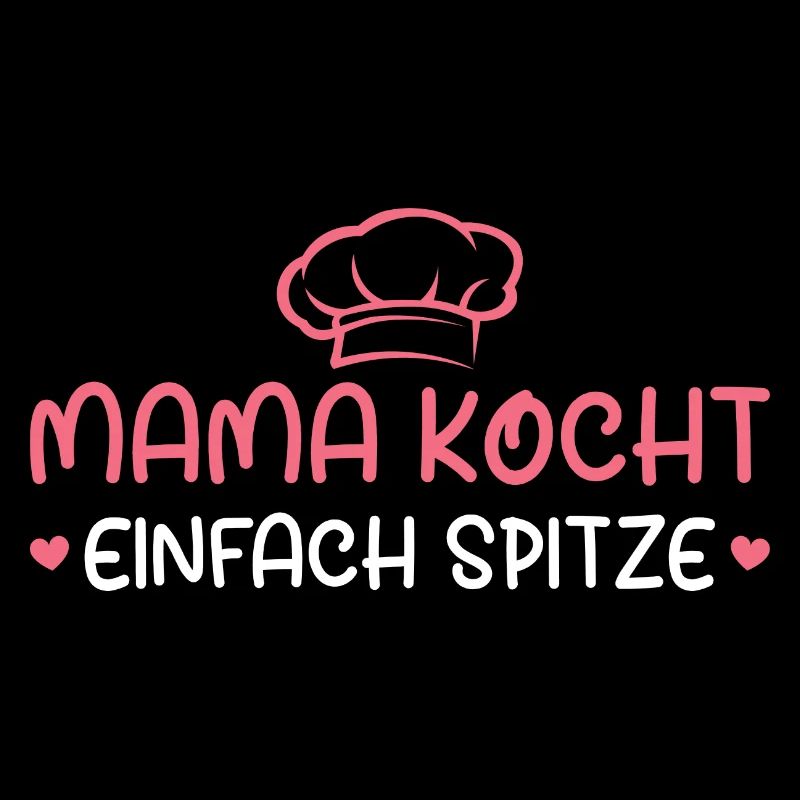Mama kocht spitze Köchin Muttertag Geschenk