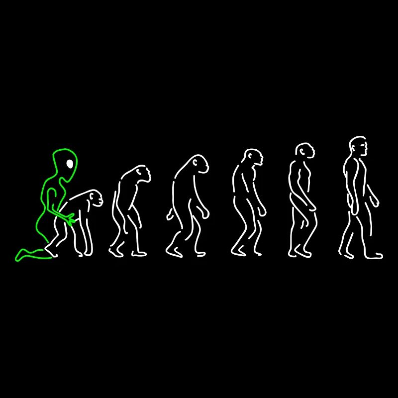Evolution de l’homme avec extraterrestre