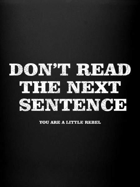 don't read