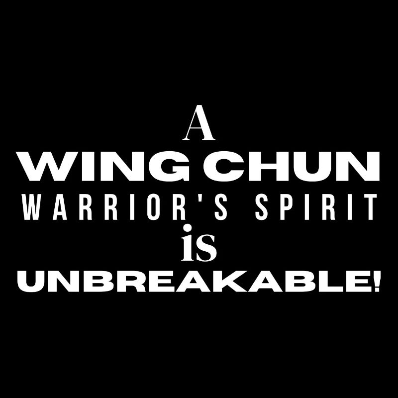 L’ du combattant de Wing Chun est inébranlable