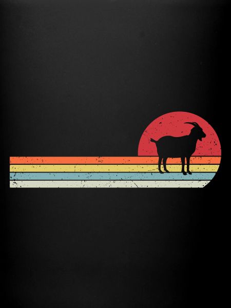 retro goat t-shirt