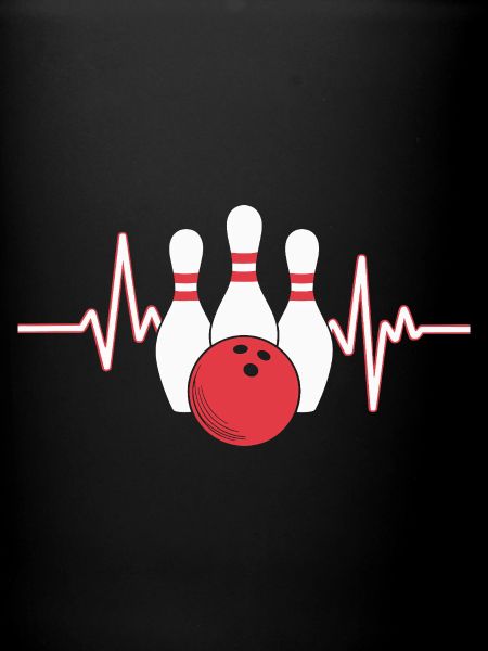Bowling Herzschlag Design