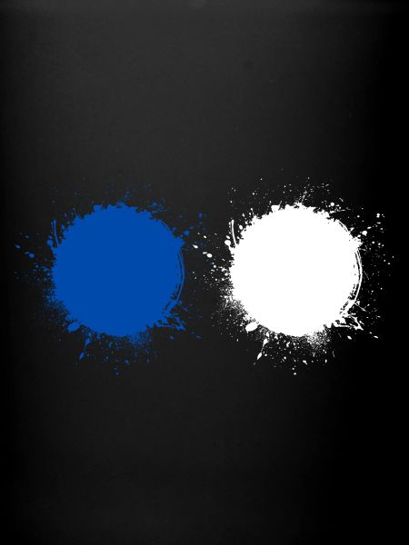 Blue White