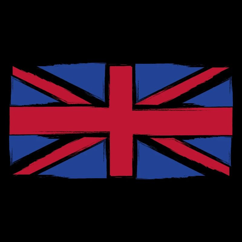 Grunge Union Jack Flagge Kunst