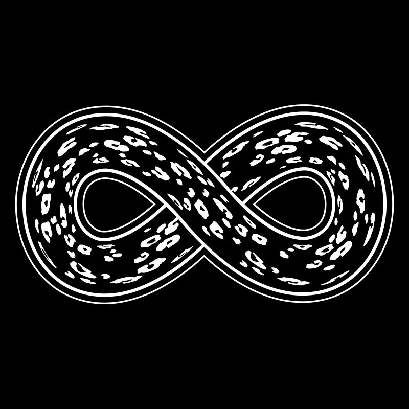 Leopard Infinity mit doppeltem Rand