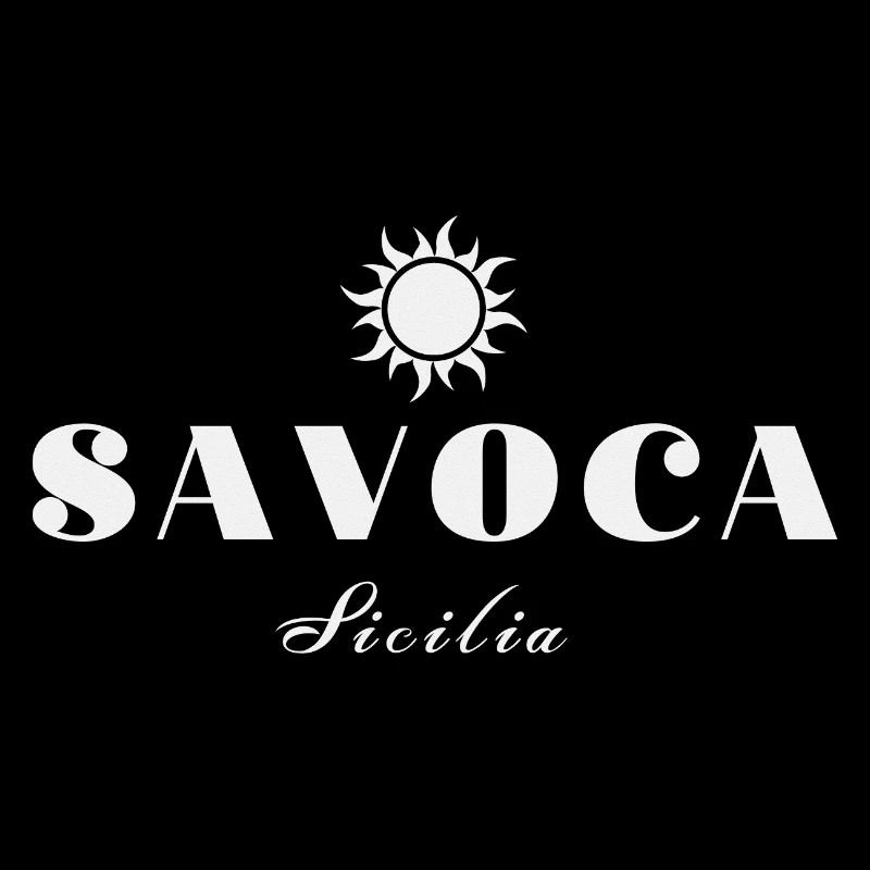 Savoca Sicily Sun Vintage Logo