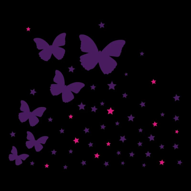Papillons & astérisque