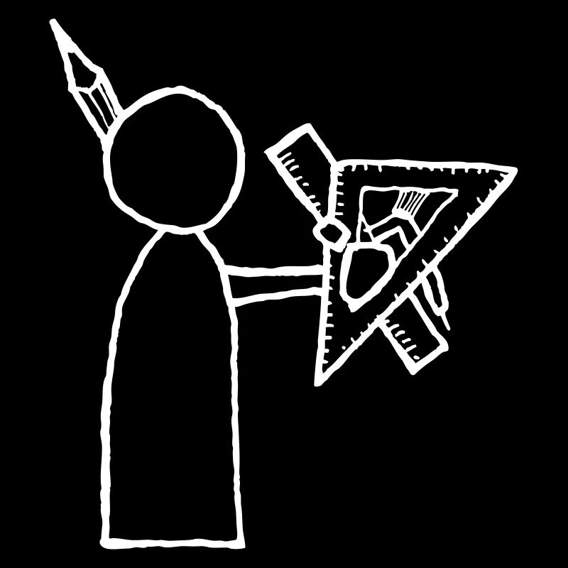 Male technical draftsman