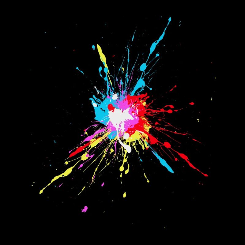 Farbspritzer Farbkleckse bunt cool fun Farbe