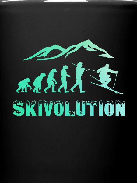 Evolution skieur neige hiver