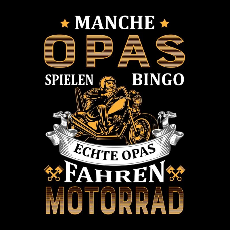 Rentner - Alter Mann Motorrad Motorradfahrer