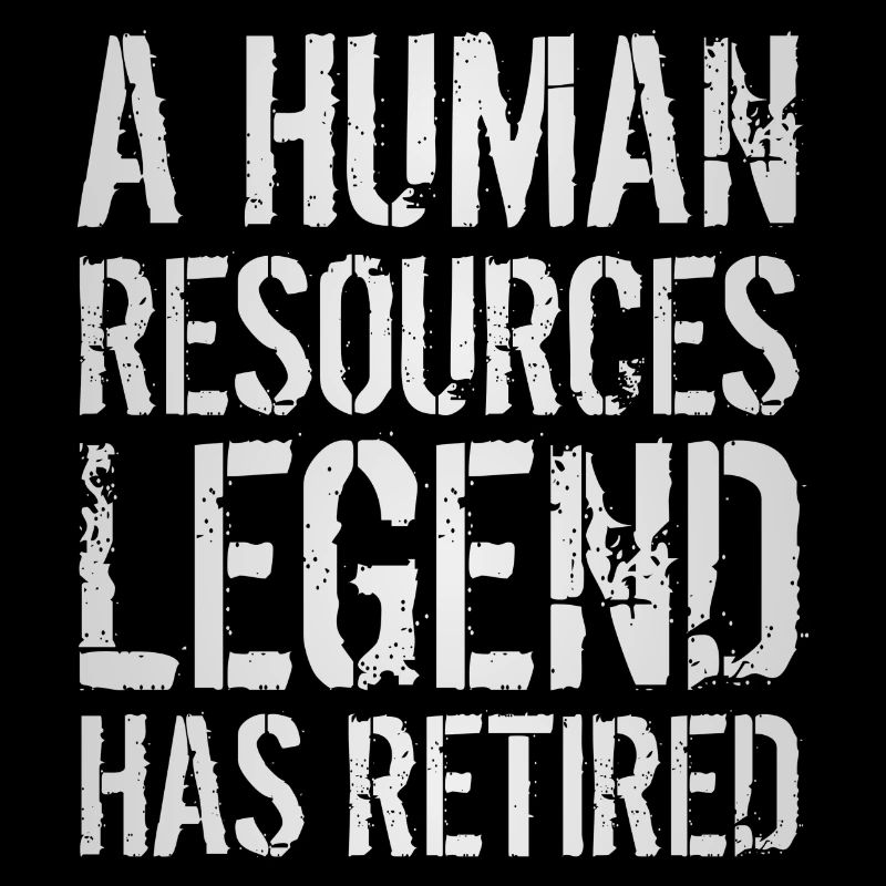 Pensionierte HR Human Resources Ruhestand Geschenkidee