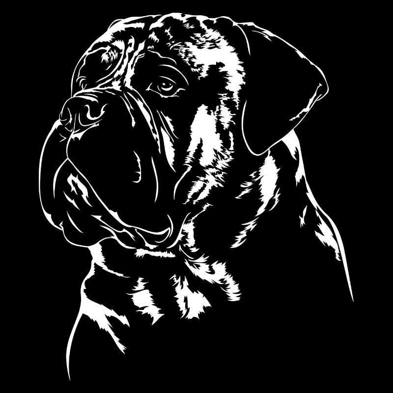 BULLMASTIFF Hundeportrait Hunde Wilsigns