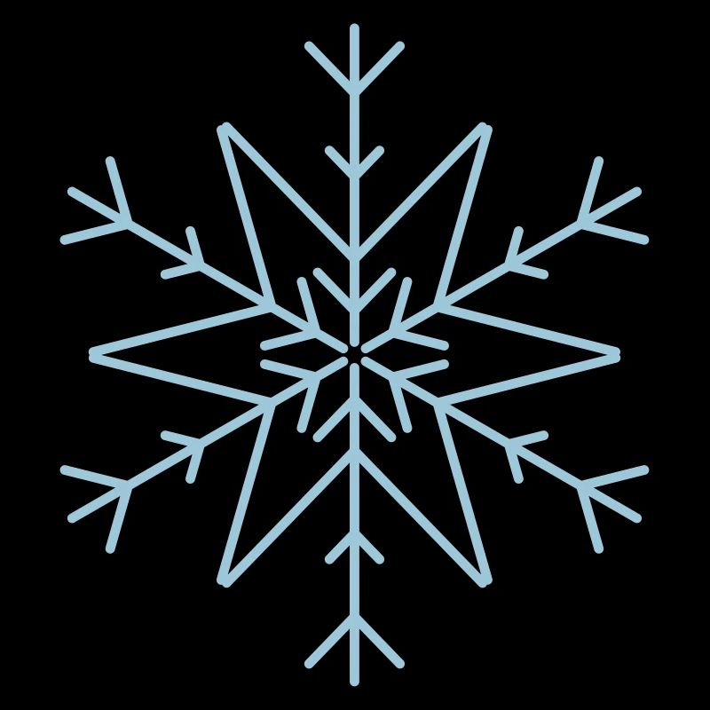 Ice crystal snowflake winter christmas